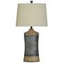 2_Darley 30"H Light Brown Gray Table Lamp w/ Natural Shade