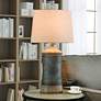 1_Darley 30"H Light Brown Gray Table Lamp w/ Natural Shade