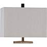 Darley 32" High Silver Painted and Brown Brushed Table Lamp