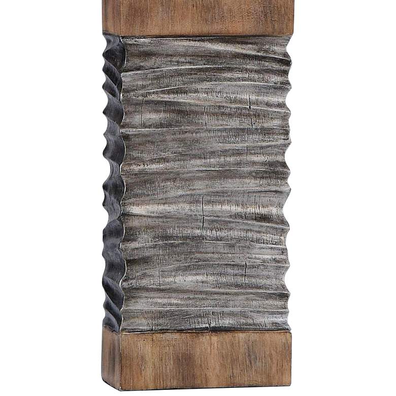 Image 3 Darley 32" High Silver Painted and Brown Brushed Table Lamp more views
