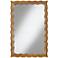 Darley Scalloped 36" High Gold Wall Mirror