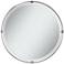 Darlington Polished Nickel 34" Round Wall Mirror