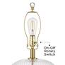 6_Darrah 19" High Clear Glass Table Lamp Set of 2 more views