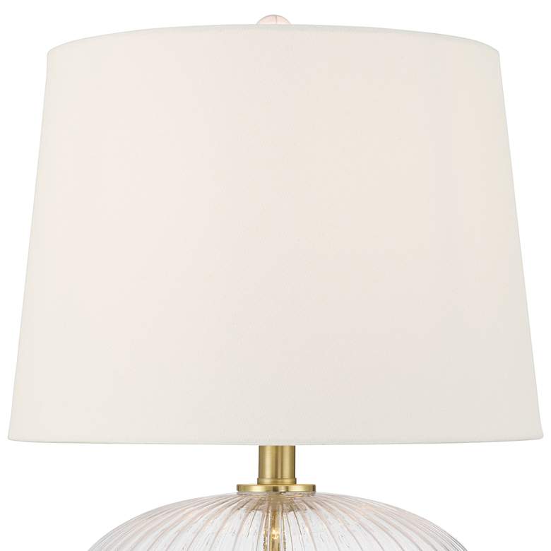 Image 2 Darrah 19" High Clear Glass Table Lamp more views