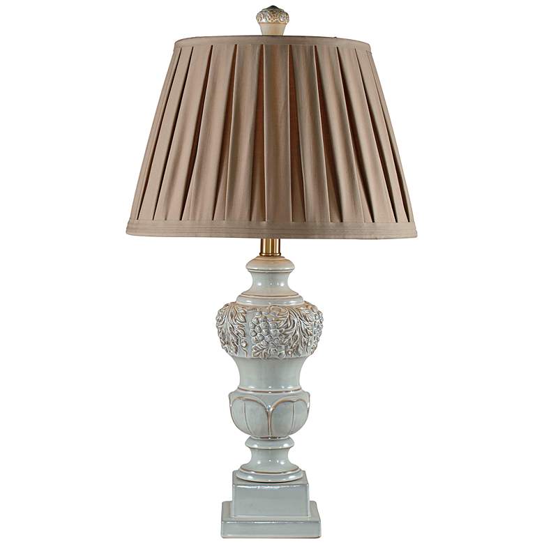 Image 1 Darrelle Cream Ceramic Table Lamp