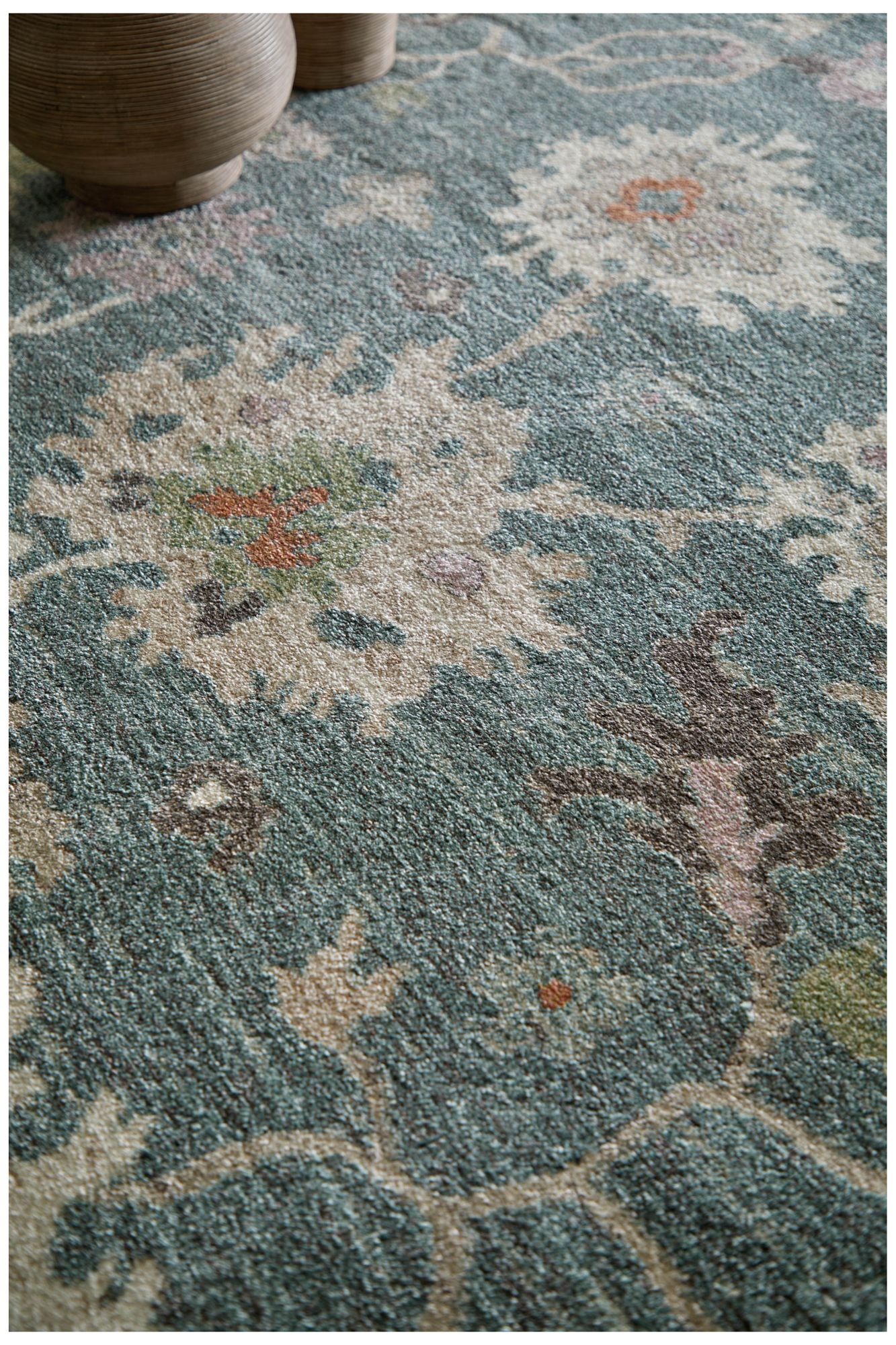 Image 2 Dartmouth Abstract Indoor Blue Area Rug 39QMF 6'-4" x 9'-2" more views
