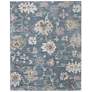 Dartmouth Abstract Indoor Blue Area Rug 39QMF 7'-9" x 10'