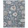 Dartmouth Abstract Indoor Blue Area Rug 39QMF 7'-9" x 10'