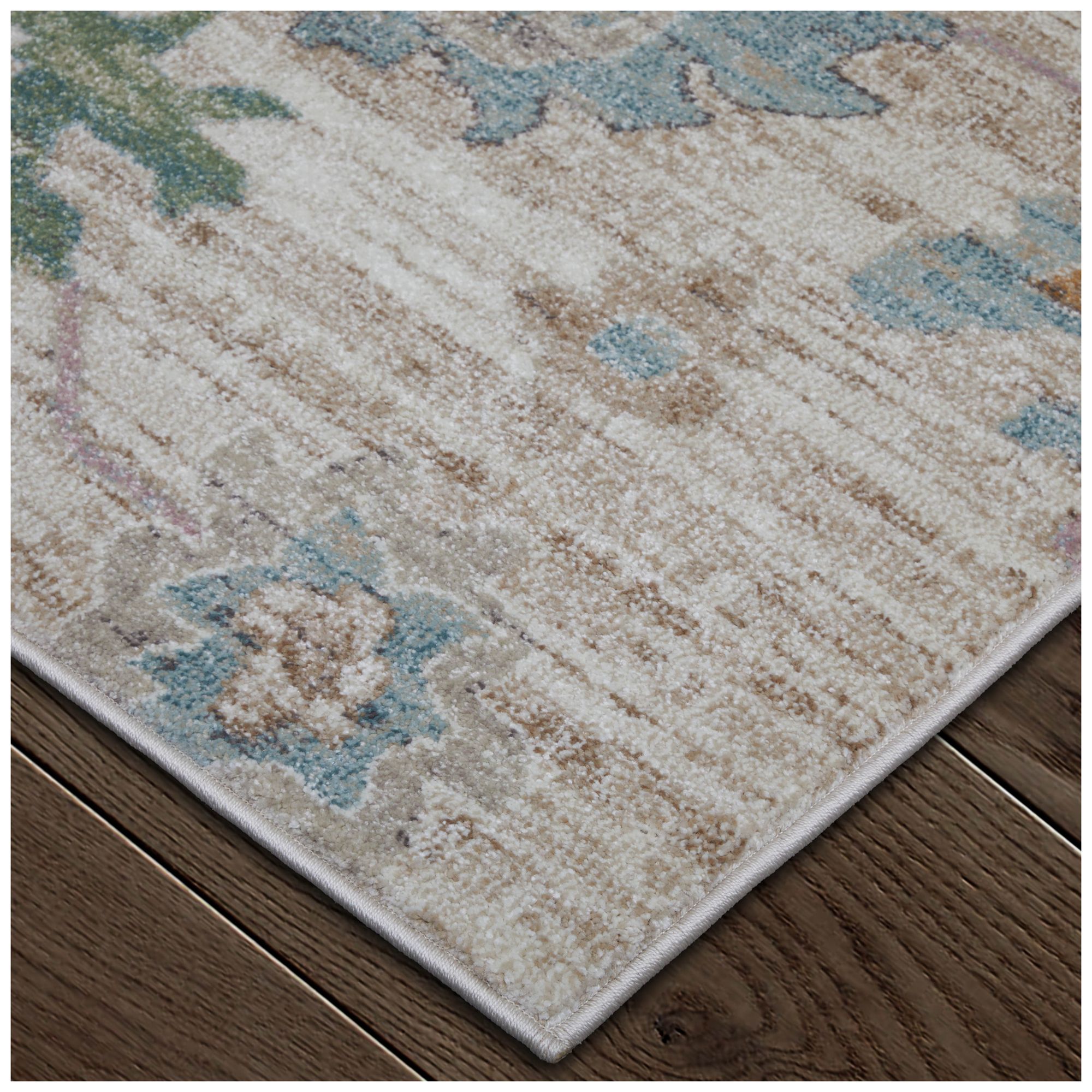 Image 3 Dartmouth Abstract Indoor Tan Area Rug 39QKF 2'-6" x 7'-3" more views