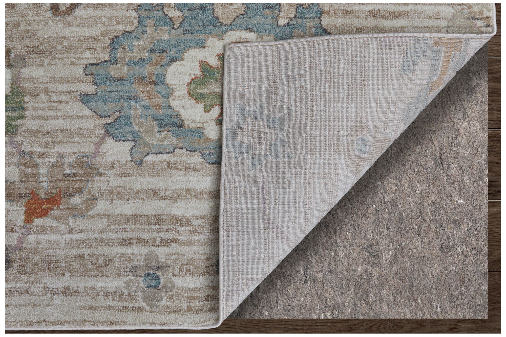 Image 5 Dartmouth Abstract Indoor Tan Area Rug 39QKF 6'-4" x 9'-2" more views