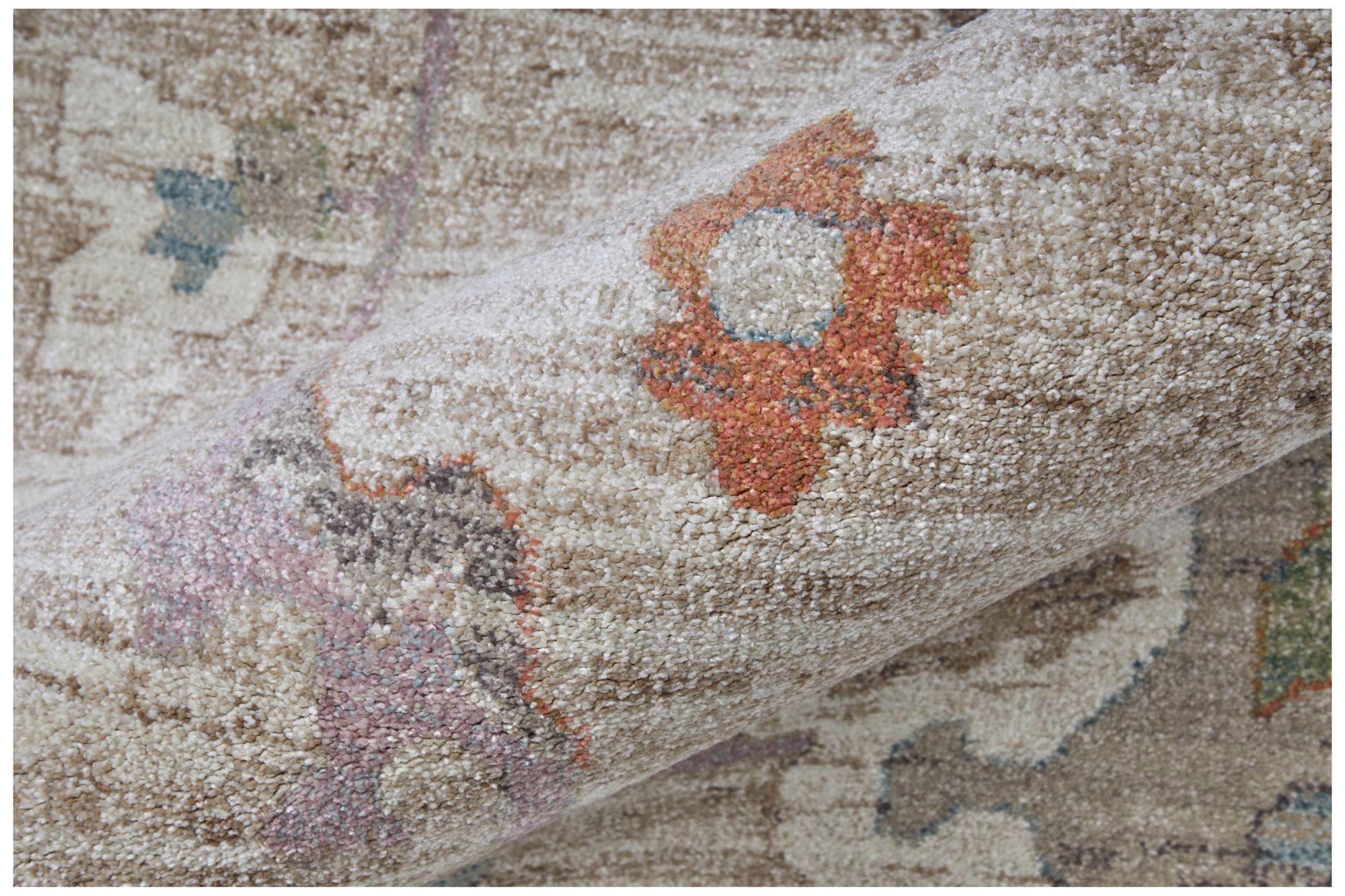 Image 6 Dartmouth Abstract Indoor Tan Area Rug 39QKF 6'-4" x 9'-2" more views