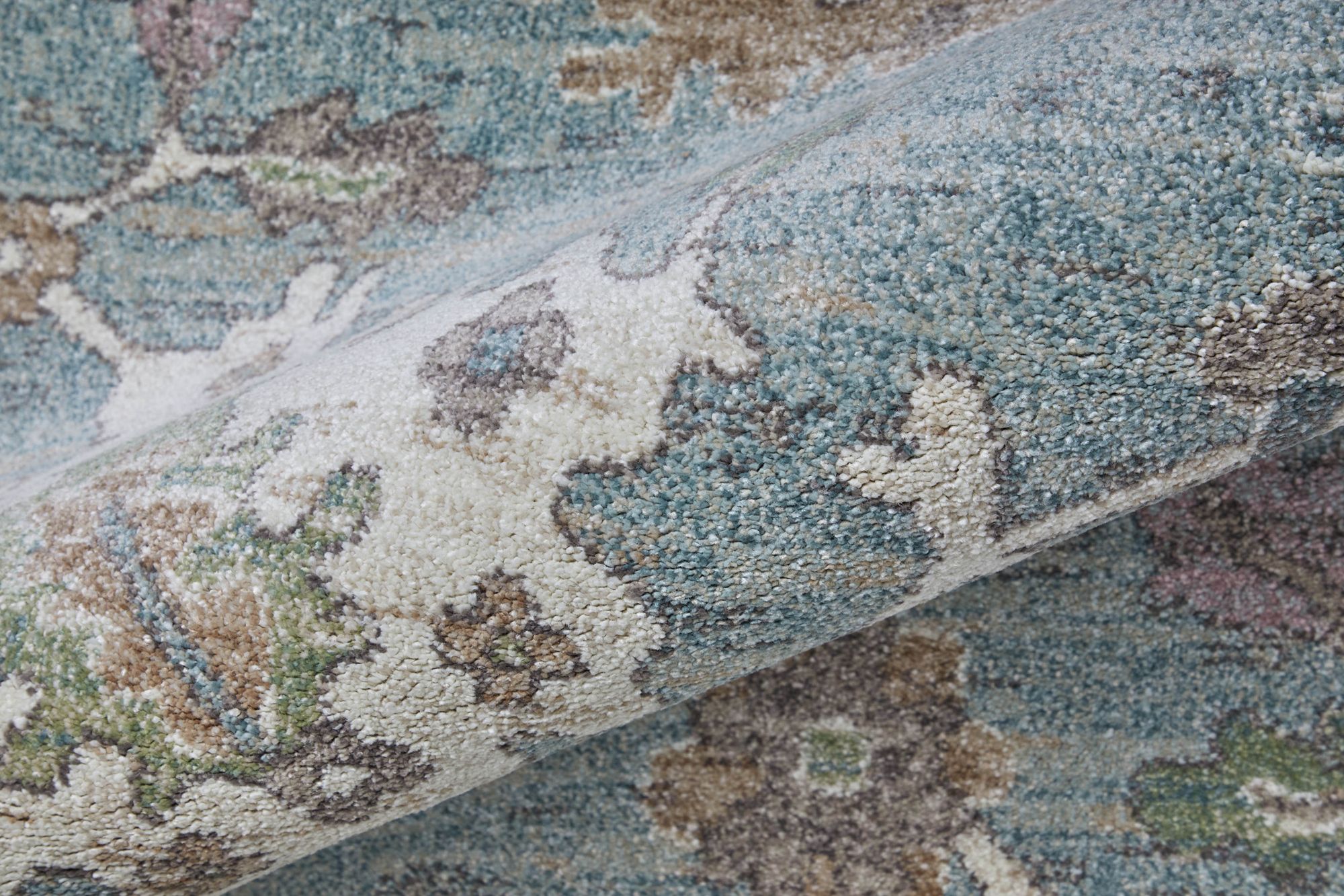 Image 5 Dartmouth Floral & Botanical Indoor Blue Area Rug 39QNF 7'-9" x 10' more views