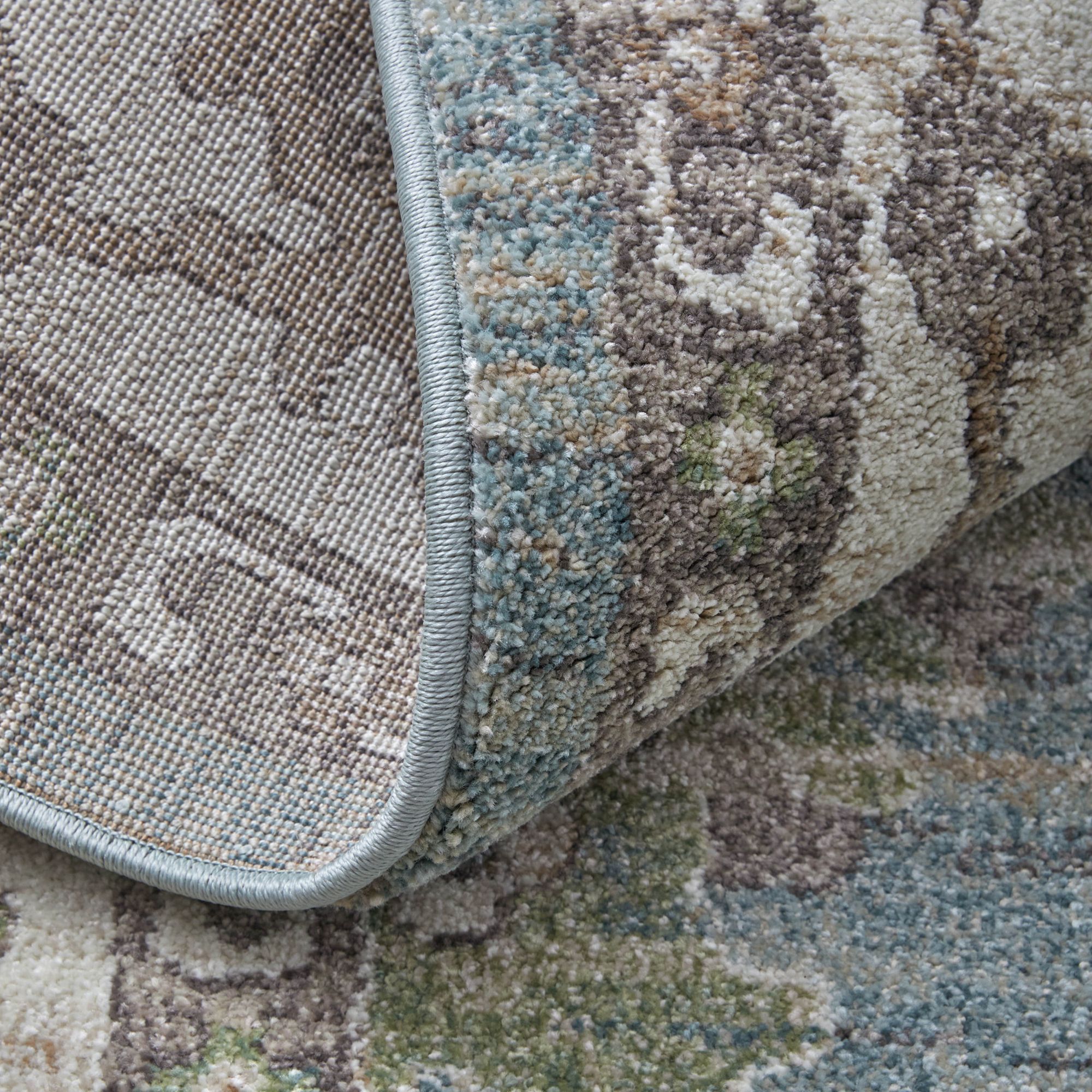 Image 7 Dartmouth Floral & Botanical Indoor Blue Area Rug 39QNF 7'-9" x 10' more views