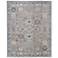 Dartmouth Floral & Botanical Indoor Gray Area Rug 39QLF 5' x 7'-6"