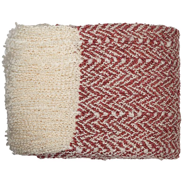 Image 1 Dartmouth Rose and Cream Throw Blanket