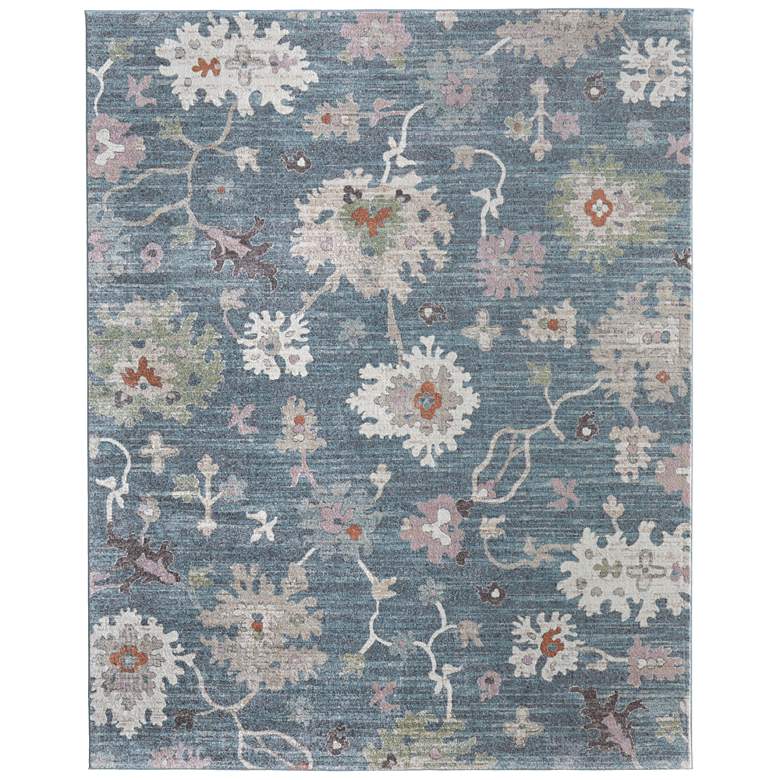 Image 1 Dartmouth Transitional Abstract Soft Indoor Blue Area Rug 39QMF