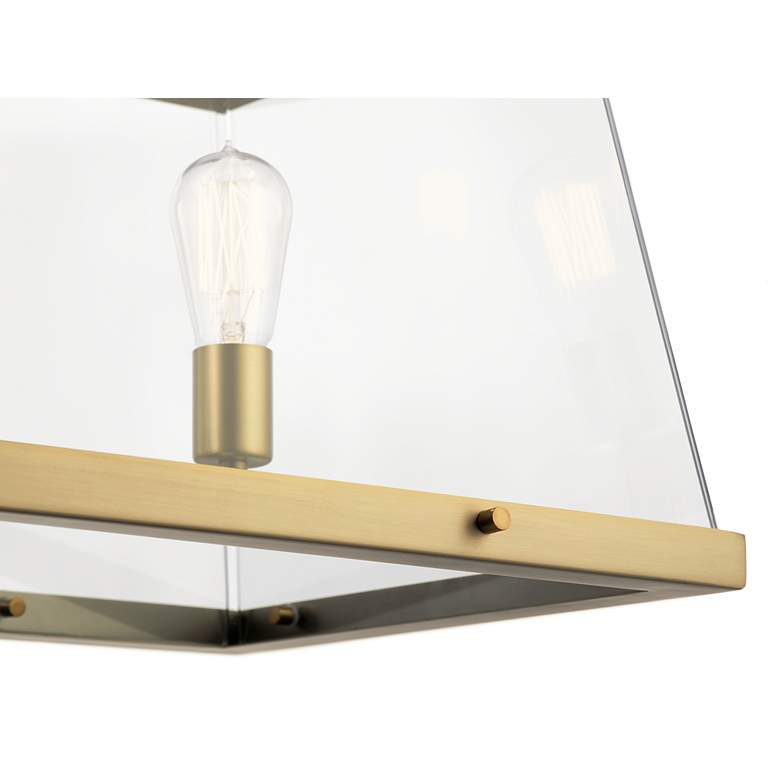 Image 4 Darton 41" Chandelier in Natural Brass more views