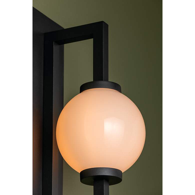Image 4 Darwin 18 3/4" High Textured Black Outdoor Wall Light more views