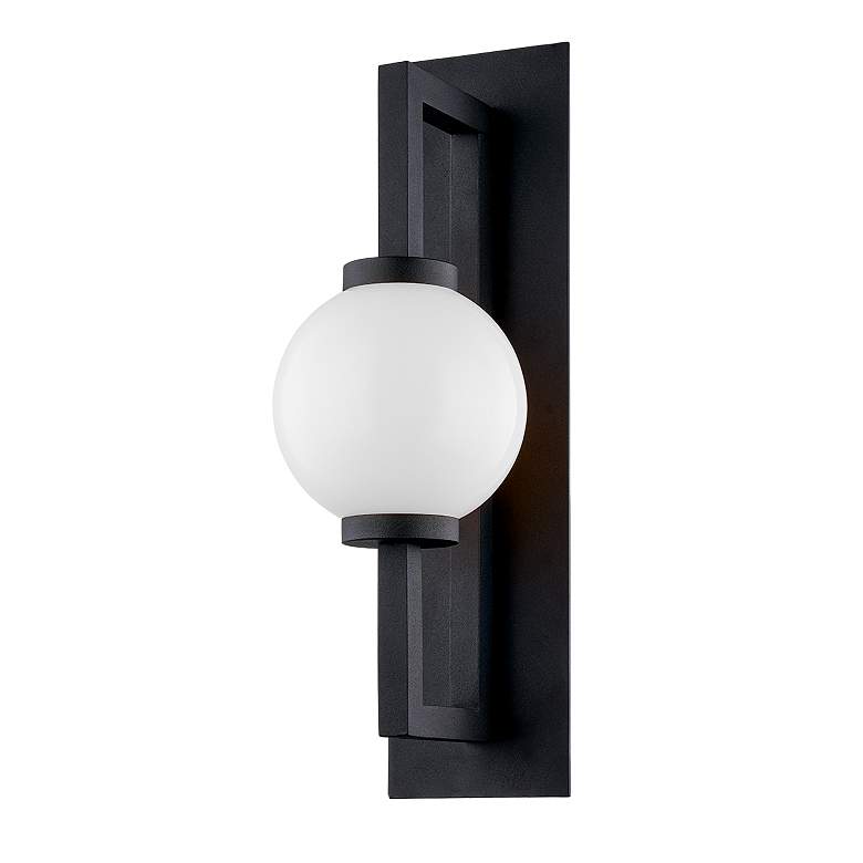 Image 6 Darwin 18 3/4" High Textured Black Outdoor Wall Light more views