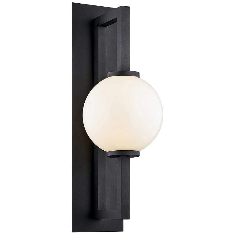 Image 1 Darwin 24" High Textured Black Outdoor Wall Light