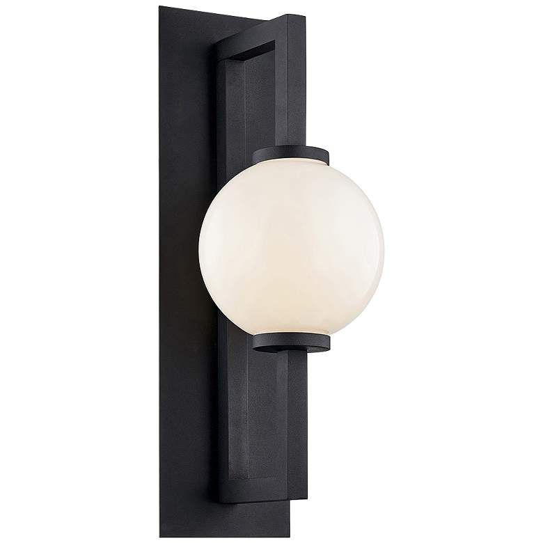 Image 1 Darwin 29 1/2" High Textured Black Outdoor Wall Light
