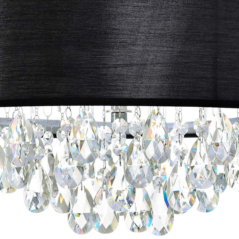 Image 2 Dash 18" Wide Chrome Drum Ceiling Light more views