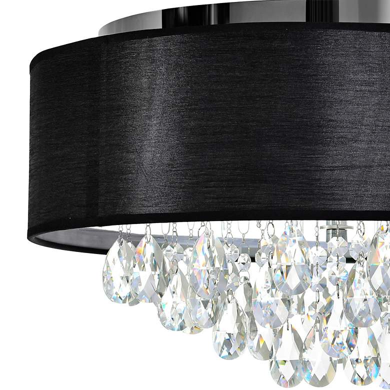 Image 3 Dash 18" Wide Chrome Drum Ceiling Light more views