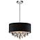 Dash 3 Light Drum Shade Chandelier With Chrome Finish