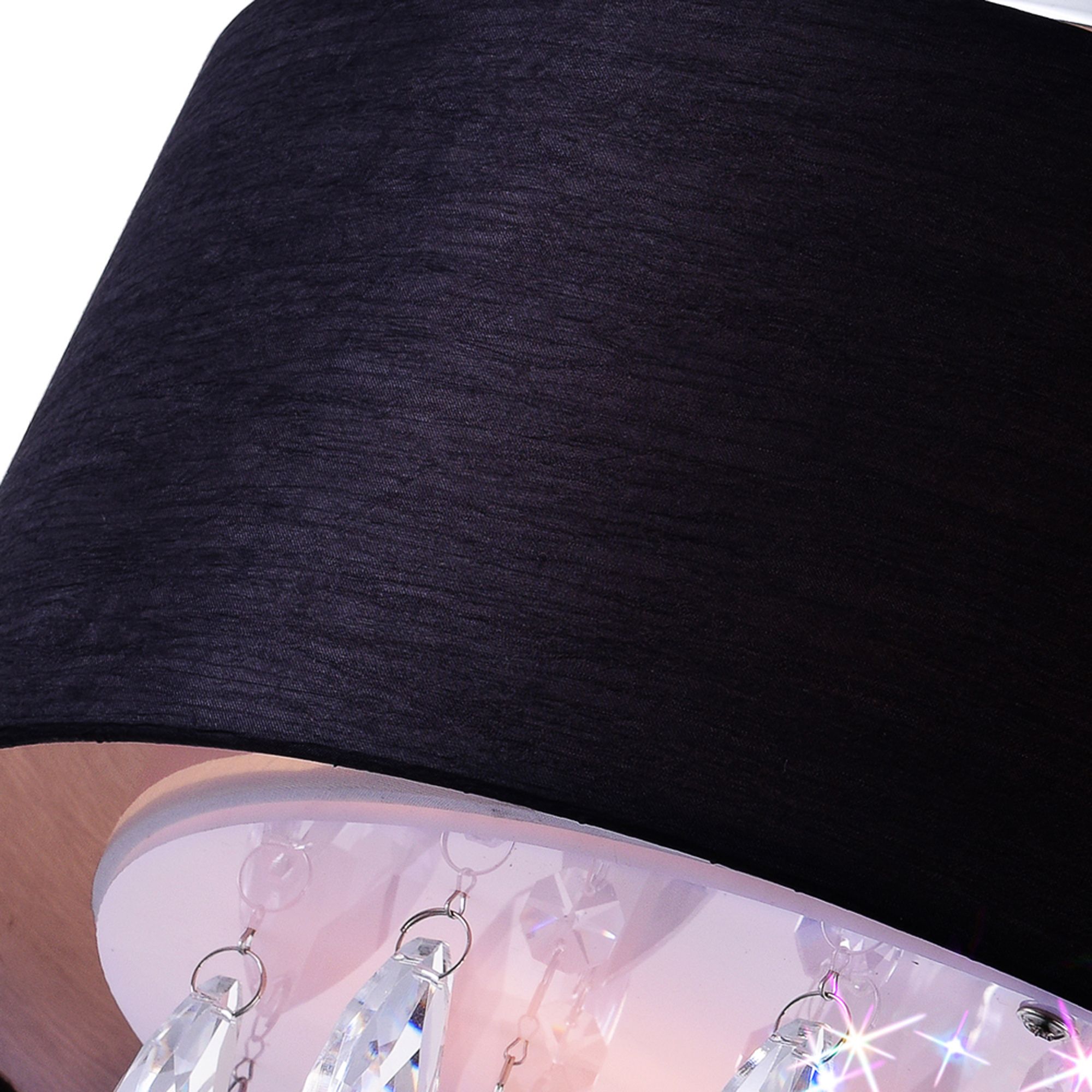 Image 3 Dash 3 Light Drum Shade Flush Mount With Chrome Finish more views