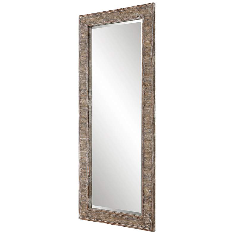Image 4 Data Weather Pine 27 1/2" x 65 1/2" Wall/Floor Mirror more views
