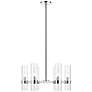 5_Datus 26" Wide Polished Nickel 6-Light Chandelier more views