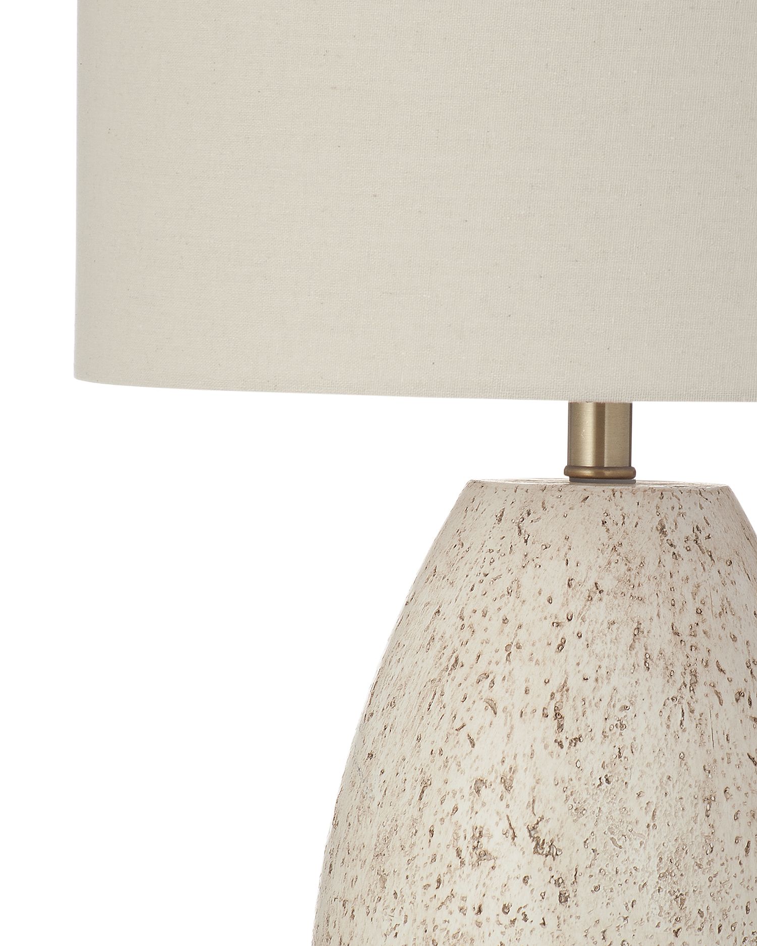Image 2 Dauphin 31" High Heavy Distressed Brown And Cream Table Lamp more views