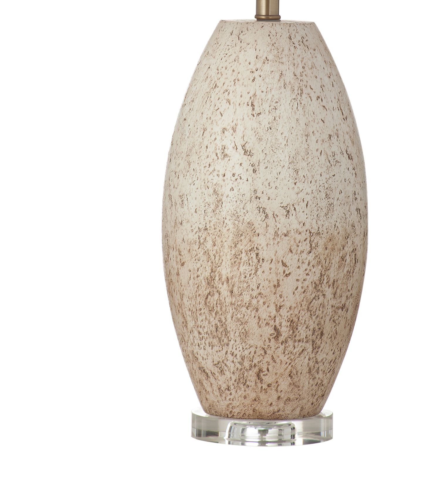 Image 3 Dauphin 31" High Heavy Distressed Brown And Cream Table Lamp more views