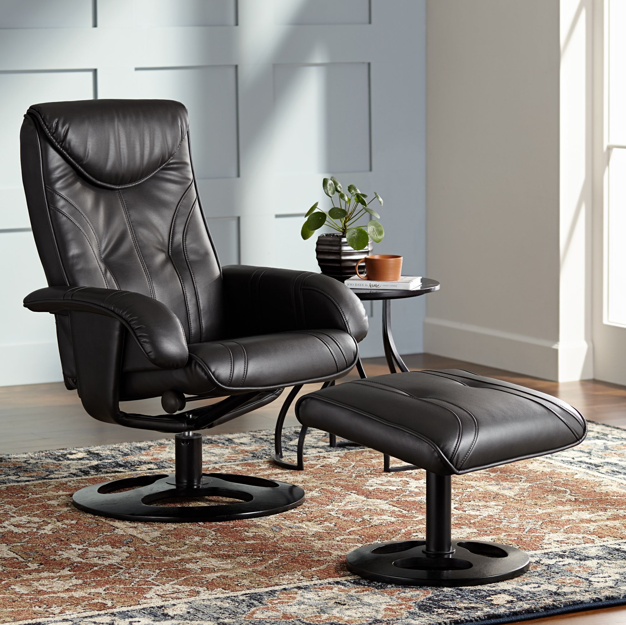 black chair recliner