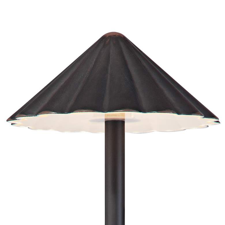 Image 4 Davenport Bronze Scalloped 3 Watt LED Landscape Path Light more views