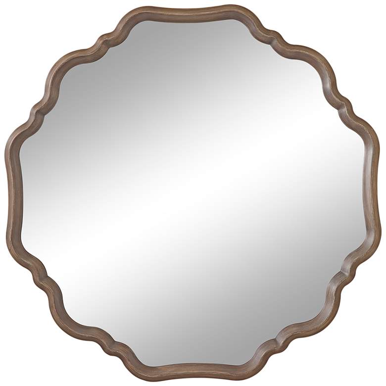 Image 1 Davenport Gray 40" Oversized Wall Mirror