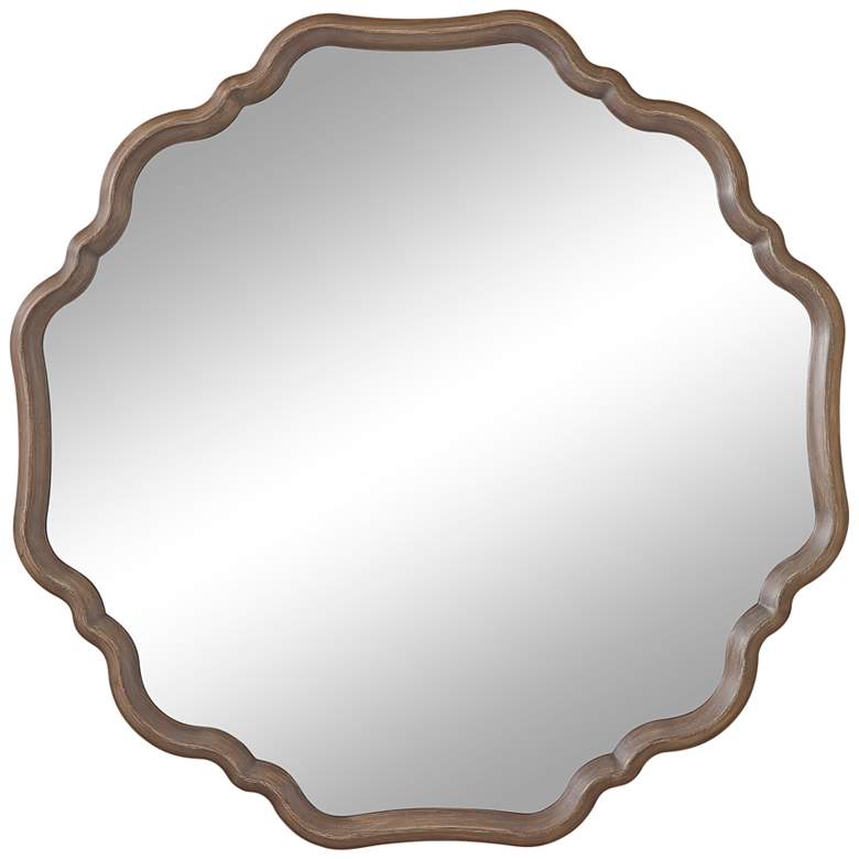 Image 1 Davenport Gray 40 inch Oversized Wall Mirror