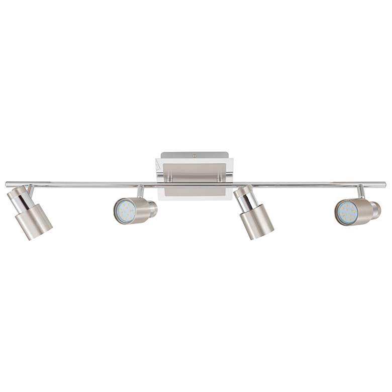 Image 1 Davida-2 - 4-Light Track Light - Matte Nickel, Chrome Finish