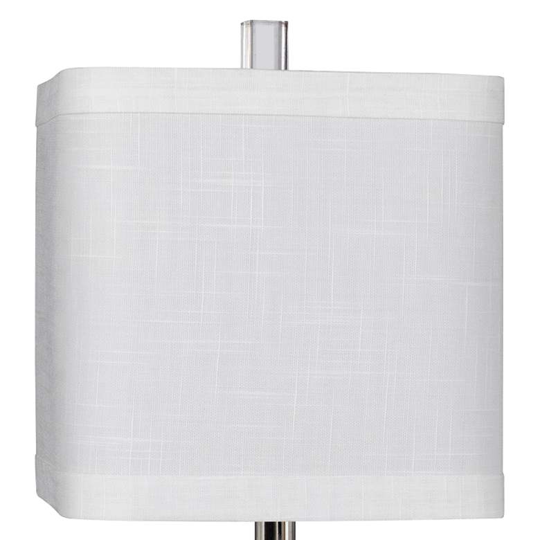 Image 3 Davie Stacked Block 26" High Crystal and Marble Table Lamps Set of 2 more views