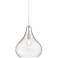 Davin 14" Wide Plated Glass Pendant Light