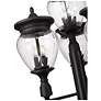 6_Davina 130 3/4"H Black 4-Head Outdoor Post Light with Base more views