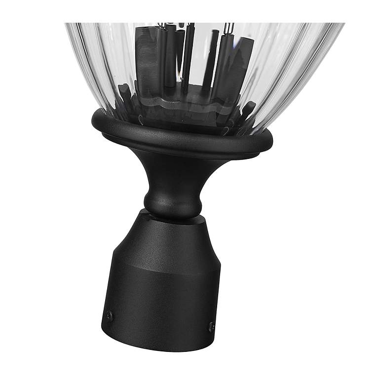 Image 4 Davina 20 1/4" High Black Outdoor Post Light more views