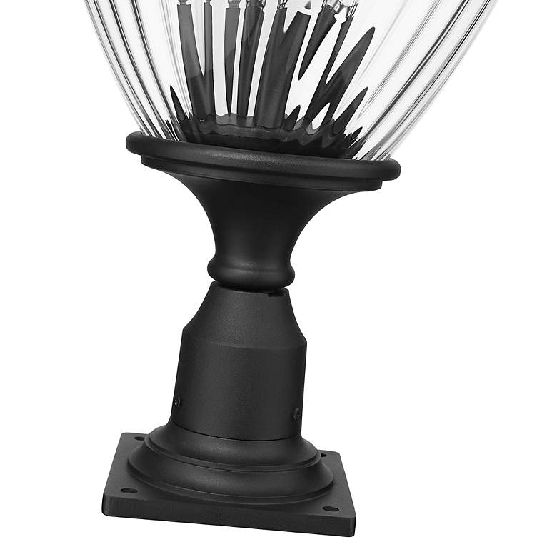 Image 6 Davina by Z-Lite Black 12 inch 4 Light Outdoor Pier Mounted Fixture more views