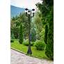 3_Davina by Z-Lite Black 31.5 inch 3 Light Outdoor Post Mounted Fixture more views