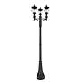 5_Davina by Z-Lite Black 31.5 inch 3 Light Outdoor Post Mounted Fixture more views