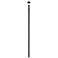 Davina by Z-Lite Black 9 inch 3 Light Outdoor Post Mounted Fixture