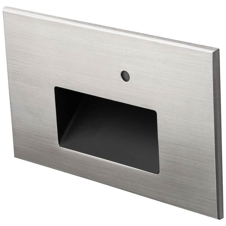 Image 1 Davis 5" Wide Stainless Steel LED Step Light with Photocell