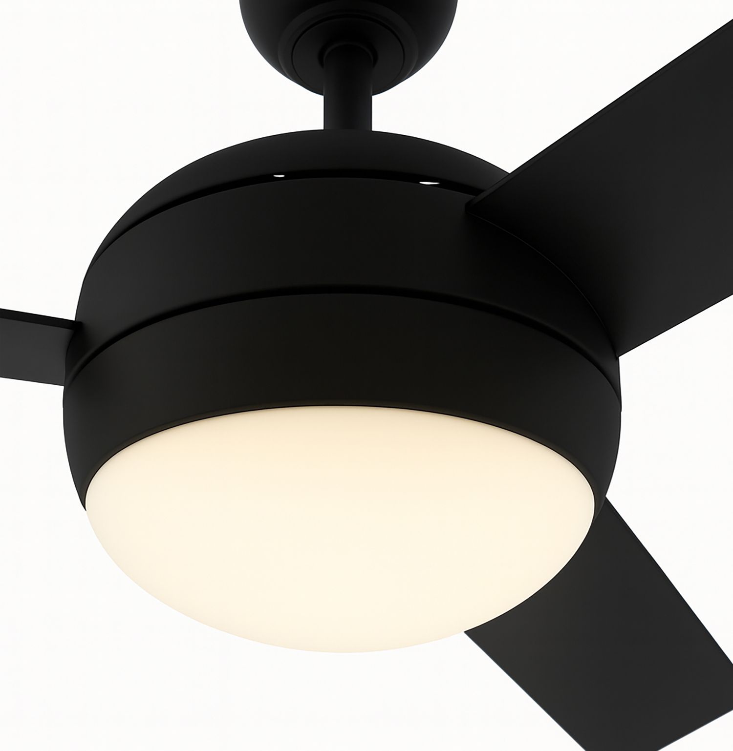 Image 4 Davis 52" Wide 3-Blade Black LED Ceiling Fan more views
