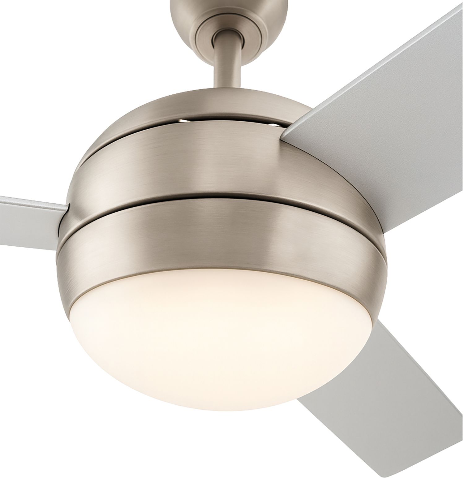 Image 4 Davis 52" Wide 3-Blade Satin Nickel LED Ceiling Fan more views