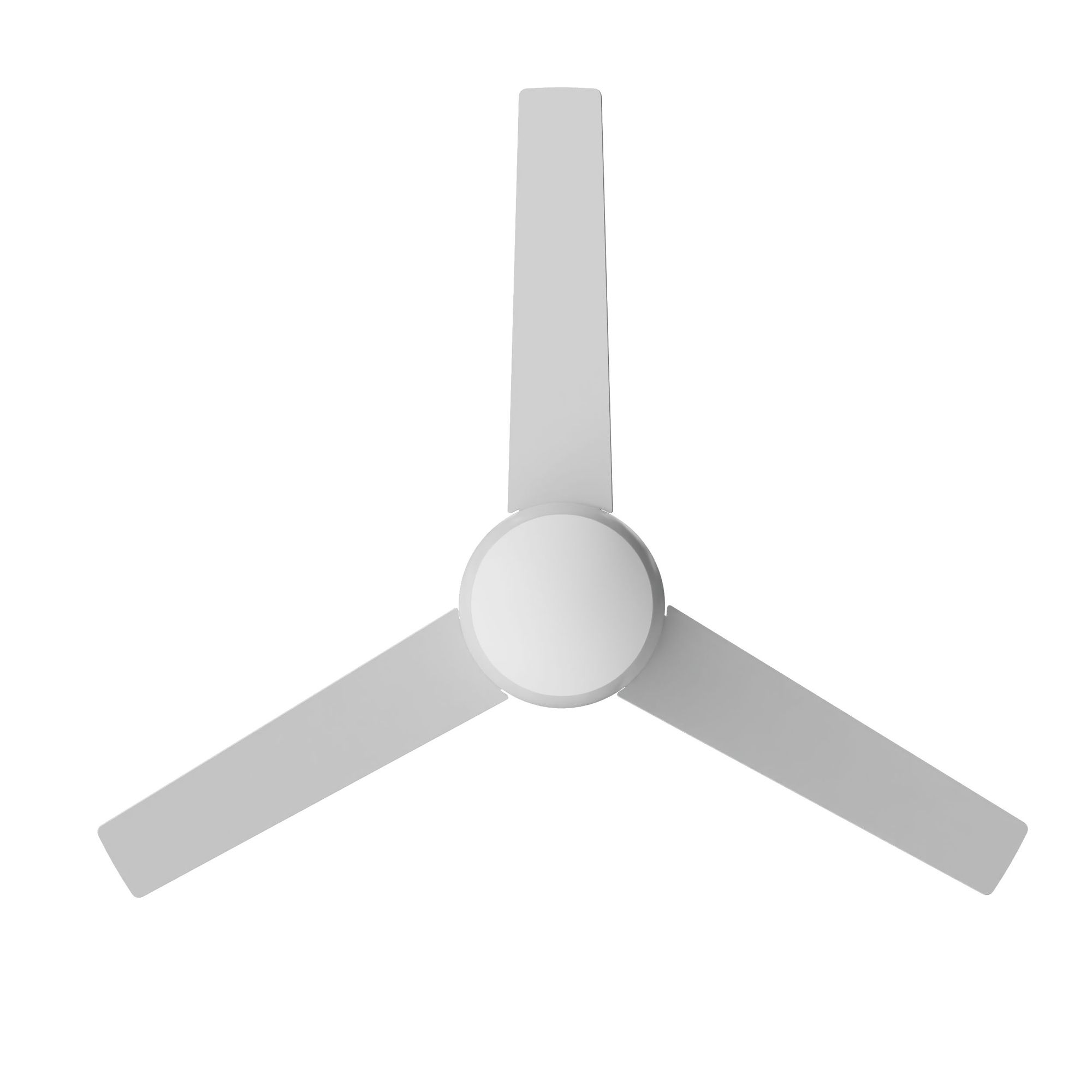 Image 3 Davis 52" Wide 3-Blade White LED Ceiling Fan more views